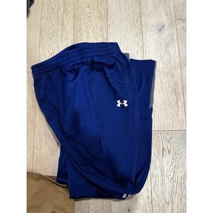 Under Armour Mens Royal Blue Loose Fit Athletic Jogger Sweatpants Size YXL/TG/EG